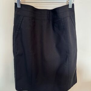 White House Black Market Black Perfect Form skirt. Size 12.